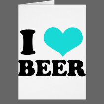 I Love Beer cards