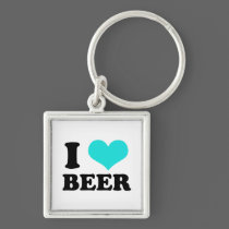I Love Beer keychains