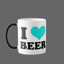I Love Beer mugs