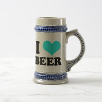 I Love Beer mugs