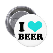 I Love Beer buttons