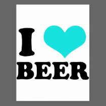 I Love Beer postcards