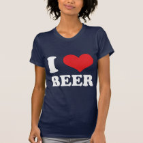 I Love Beer t-shirts