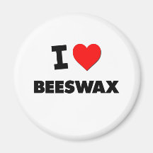 I Love Beeswax Magnets