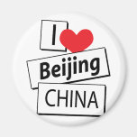 I Love Beijing China Magnet