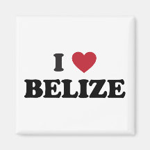 I Love Belise Magnet