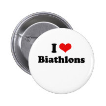 I Love Biathlons Tshirt Pins