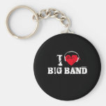 I love big band key chain