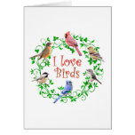 I LOVE BIRDS GREETING CARDS