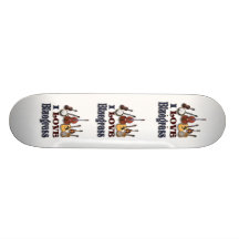 I LOVE BLUEGRASS -SKATEBOARD