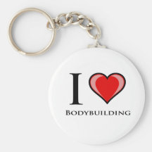 I Love Bodybuilding Keychains