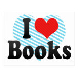 I Love Books Post Cards