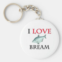 I Love Bream Key Chains