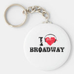 I love broadway key chains