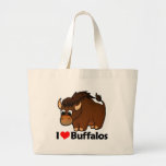 I Love Buffalos Tote Bag