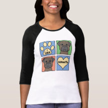 I Love Bullmastiffs T-shirt