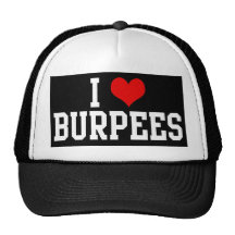 I Love Burpees, Fitness Trucker Hats