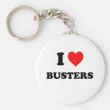 I Love Busters Key Chains