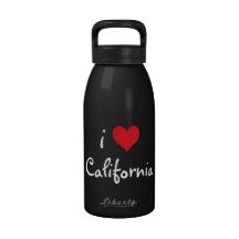 I Love California Drinking Bottles