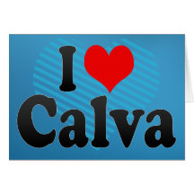 I love Calva Card