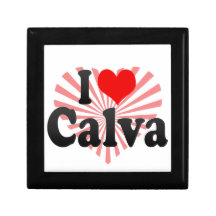 I love Calva Keepsake Box