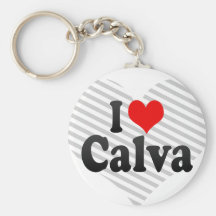 I love Calva Key Chains