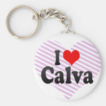 I love Calva Keychains