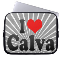 I love Calva Laptop Computer Sleeves