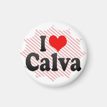 I love Calva Magnet