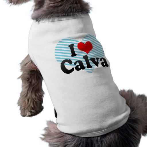 I love Calva Pet T-shirt