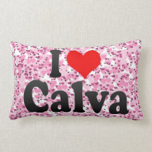 I love Calva Throw Pillows
