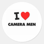 I Love Camera Men Sticker