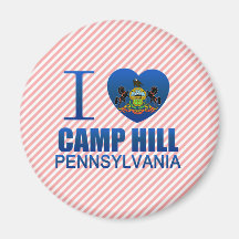 I Love Camp Hill, PA Fridge Magnets