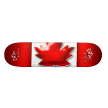 I Love Canada Skateboard