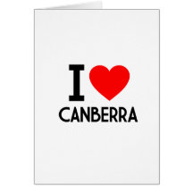 I Love Canberra Card