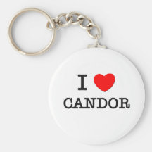 I Love Candour Keychains