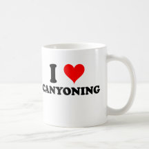 I Love Canyoning Mugs