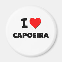 I Love Capoeira Magnet