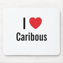 I love Caribous Mouse Pads