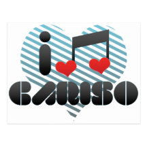 I Love Cariso Post Card