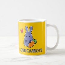 I LOVE CARROTS MUG