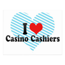 I Love Casino Cashiers Post Cards