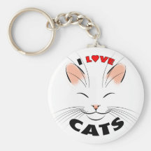I love Cats Keychain