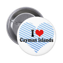I Love Cayman Islands Pin