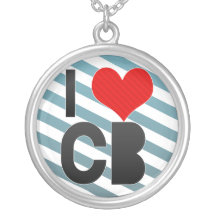 I Love CB Pendant