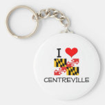 I Love Centreville Maryland Keychains
