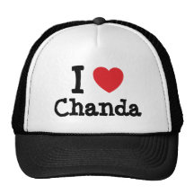 I love Chanda heart T-Shirt Hat