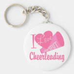 I Love Cheerleading Keychain