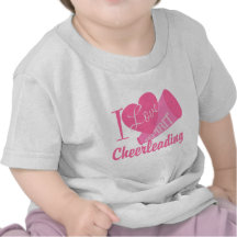 I Love Cheerleading Tee Shirts