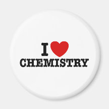 I Love Chemistry Fridge Magnets